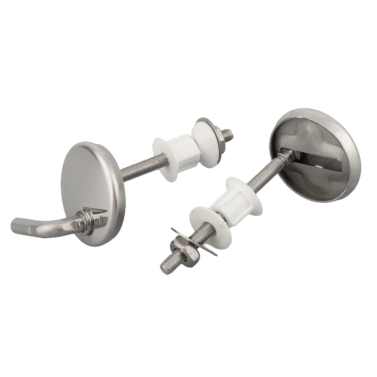 2 Pcs Toilet Seats Cover Base Connection Expansion Bolt Fixing Hinge Quick-release Stainless Steel Toilet Seats Lid Hinge Screw