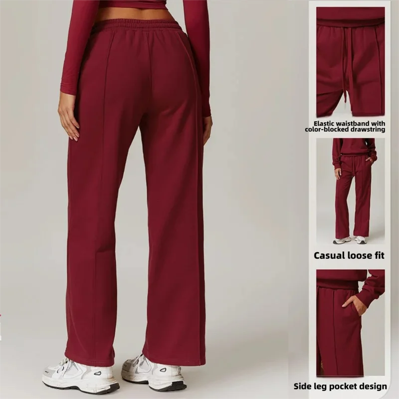 Women High Waist Straight Swea - Women'S Fashion Trousers review and price