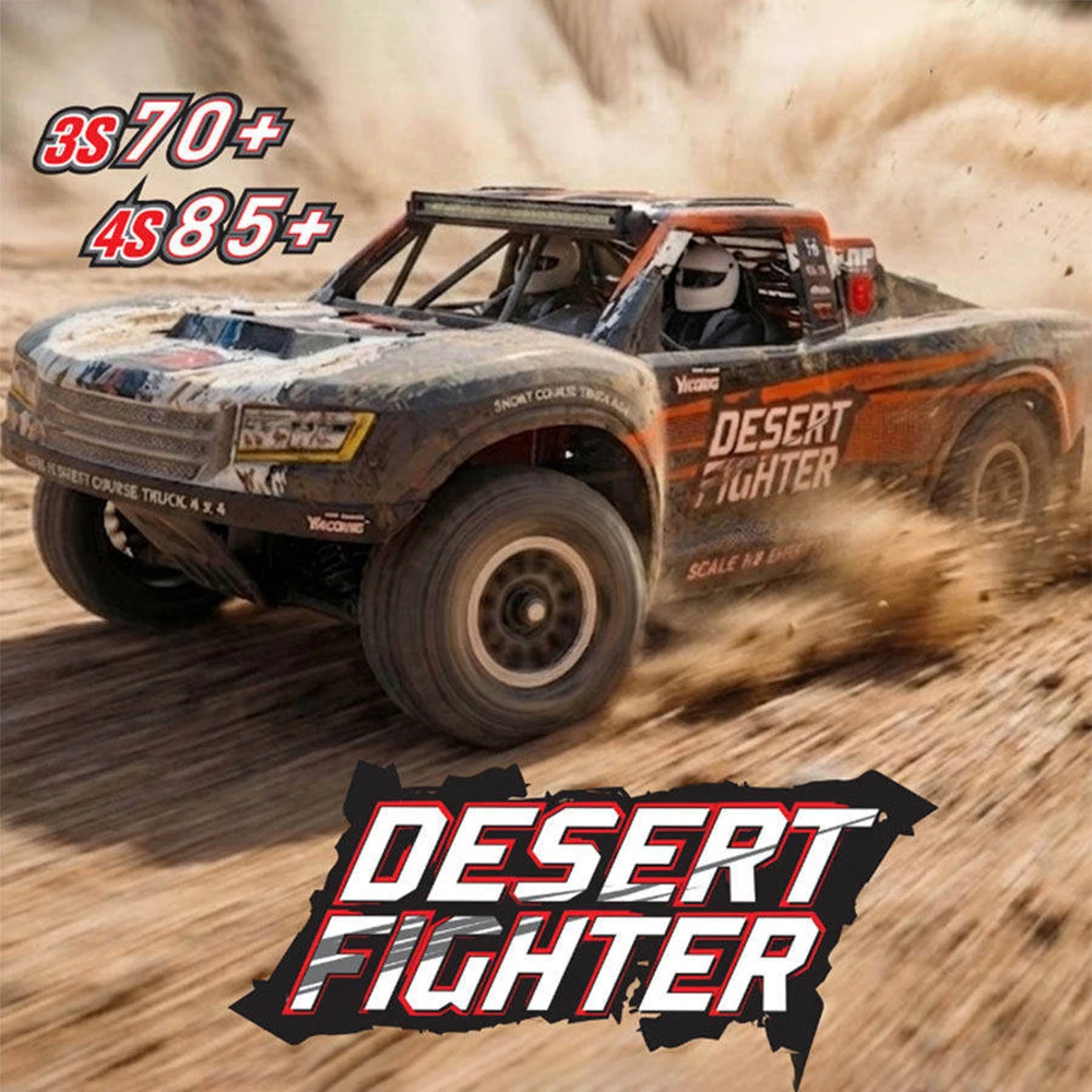 YIKONG YK8081 DF8 4S Brushless 1/8 RC Electric Remote Control Model Car Short Course Truck Adult Children's Toys