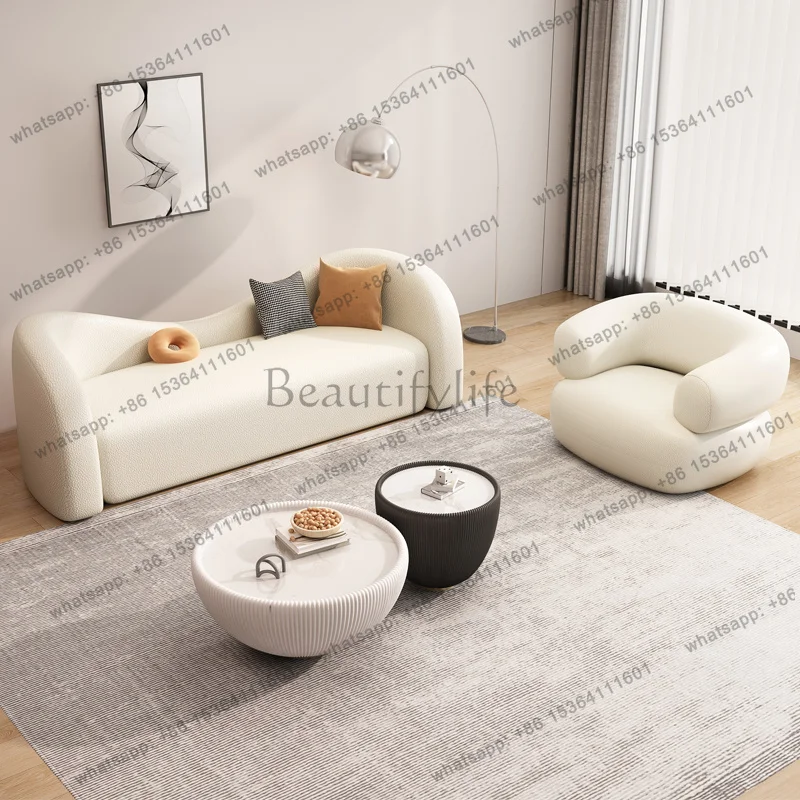 XX.Sectional Pouf Living Room Sofas Minimalist Designer White Living Room Sofas Lazy Human Dog Bed Muebles Postmodern Furniture