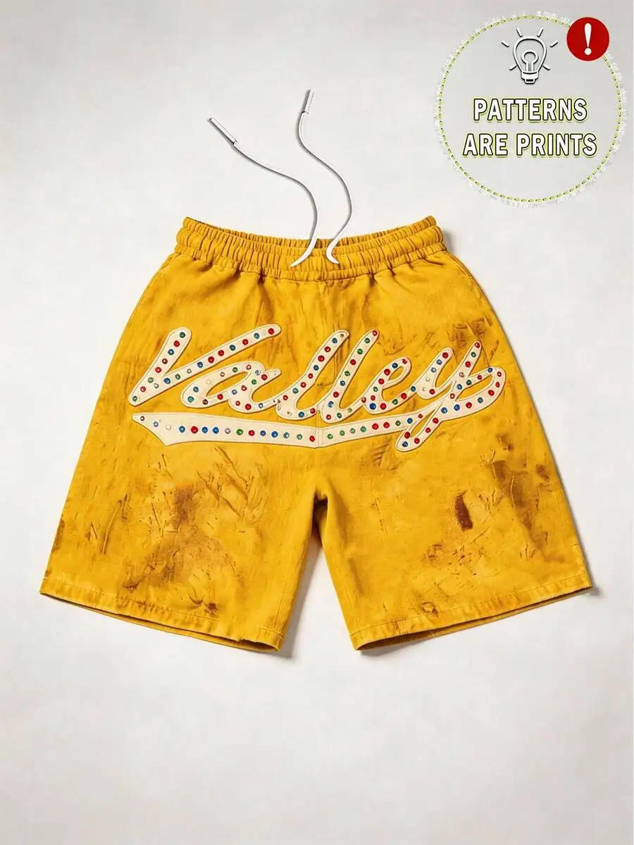 Men's Statement Print Shorts Fashion Designer Patterned Casual Daily Wear Shorts