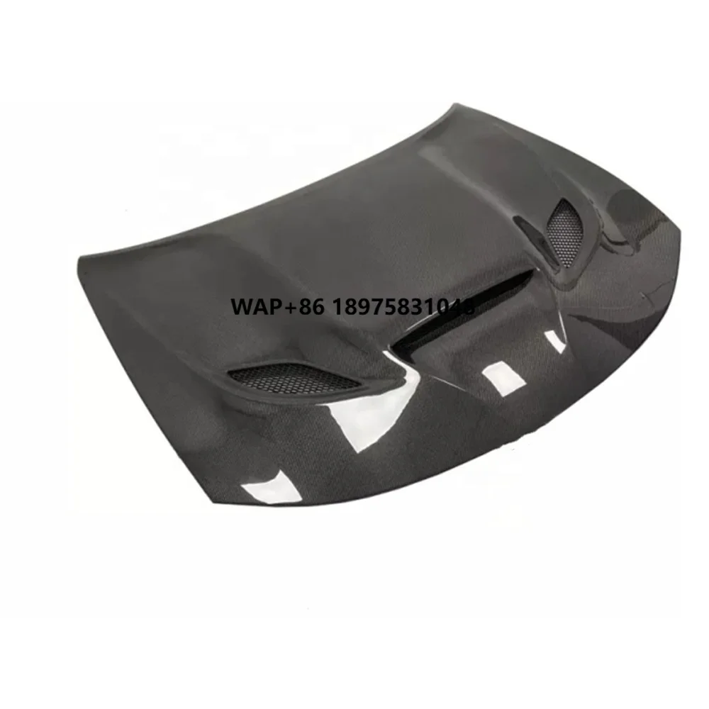 

HC Style Carbon Fiber Engine Hood Bonnet Fit for 2015-2021 Dod-ge Charger SR-T Front Hood High Quality