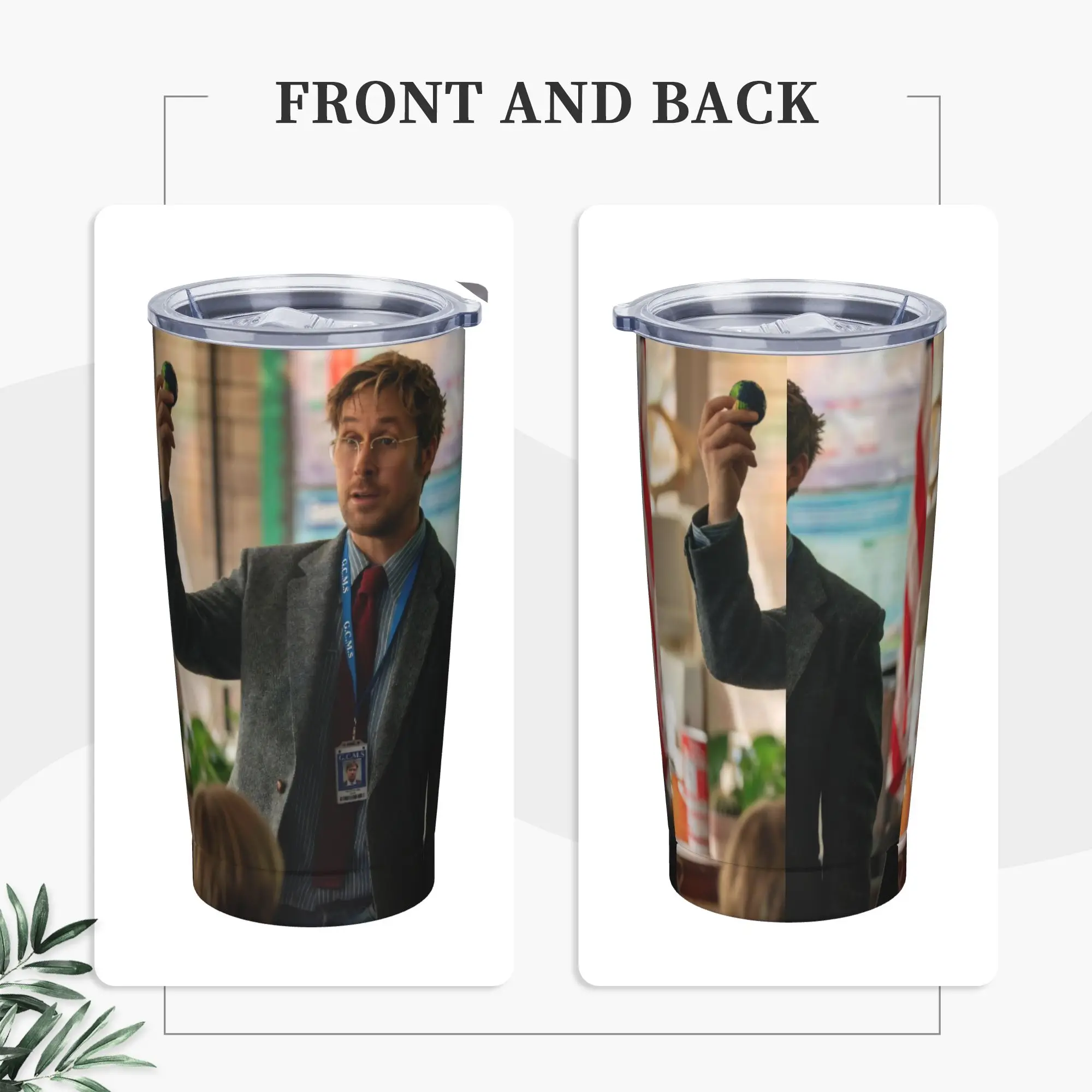 Dr.Ryland Grace Project Hail Mary Tumbler Vacuum Insulated Rockys Thermal Cup with Lid Straw Office Home Mug Spill Proof, 20oz