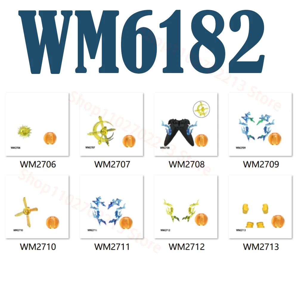 WM2706: El Mejor Juego de Bloques Creativos para Niños y Niñas con Temática Anime