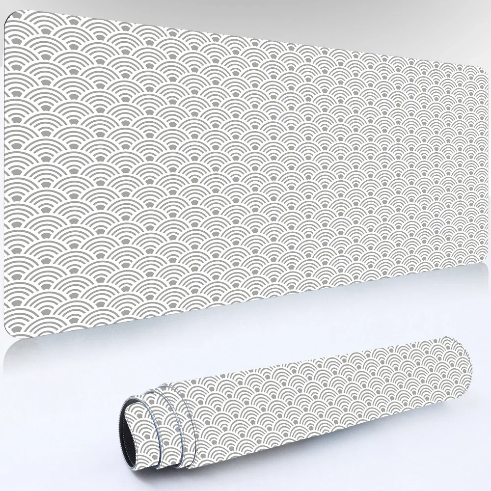 White Mouse Pad Speed Gamer  Laptop Deskmat Ocean Gaming Mouse Pads Wave Mousepad Office Computer Gamer Carpet Mouse Mat Large