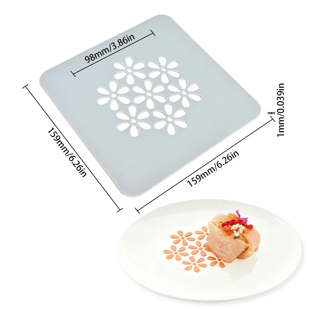 Non Stick Bakery Printing Mold Manual Unmolding Hand Washable Dessert Decoration Mold Easy Release DIY Baking Utensil
