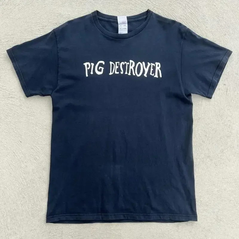 Early 2000s Pig Destroyer Grindcore Band T Shirt Napalm Death Terrorizer Carcass