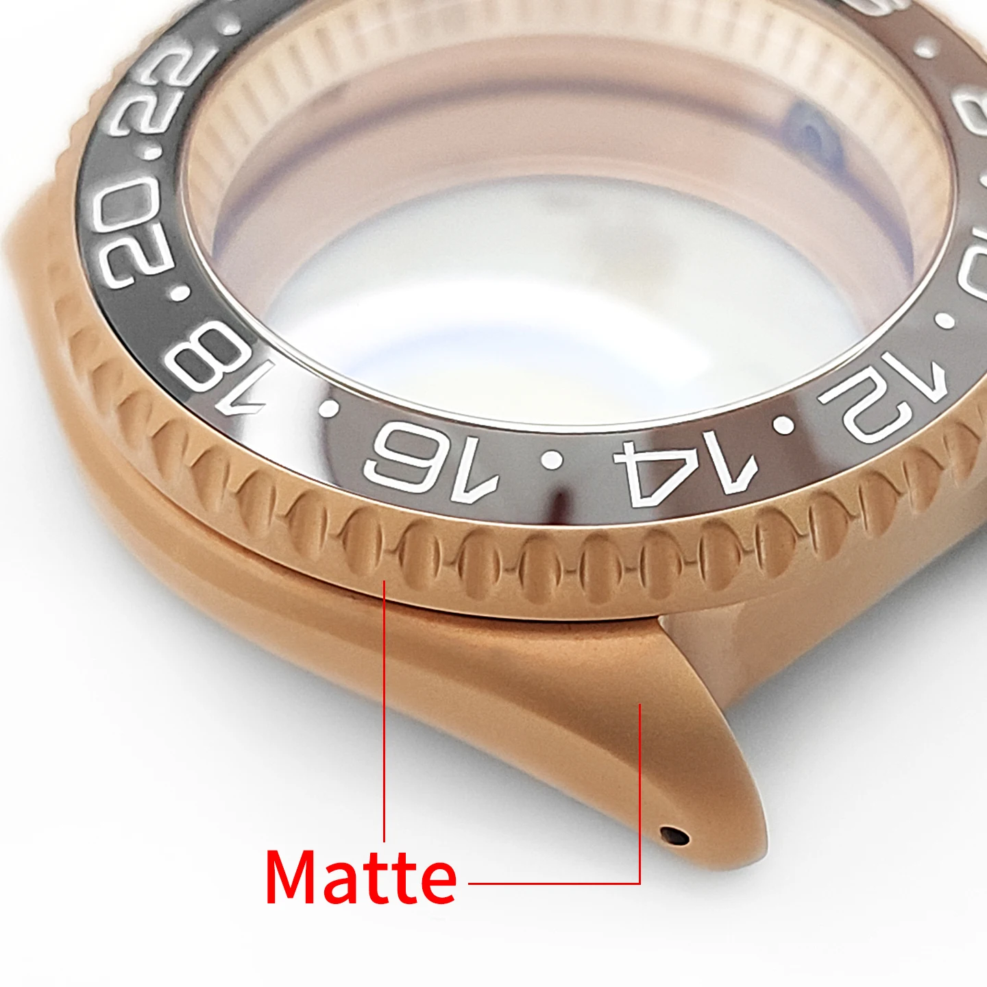 SKX 클래식 무광 로즈 골드 시계 케이스 3시 방향 SKX007 009 호환 NH35 NH36 무브먼트 챕터 링 크라운 케이스백 부품 MOD