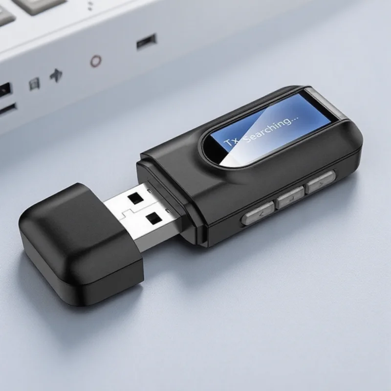 

Bluetooth 5.0 Adapter USB Wireless Audio Receiver Transmitter for Car PC TV High Definition Audio