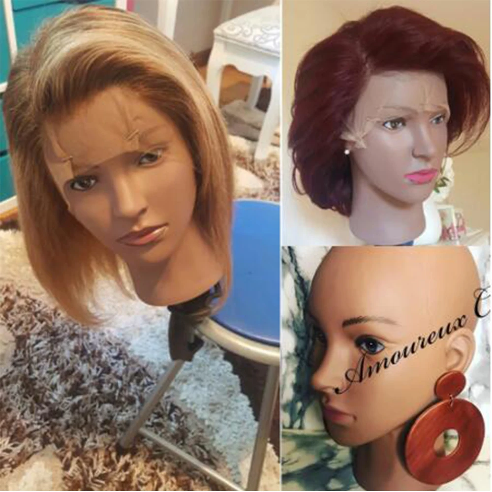 Wig Stand for Peruke Tete's Pervert Good Header Female Mannequin Heads Wigs Support for Wigs Standard Holder for Wig Hair Tools