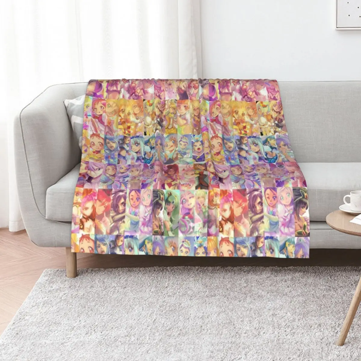 Precure All Stars - New Stage - Mirai No Tomodachi Throw Blanket Retros Weighted Thermal Blankets