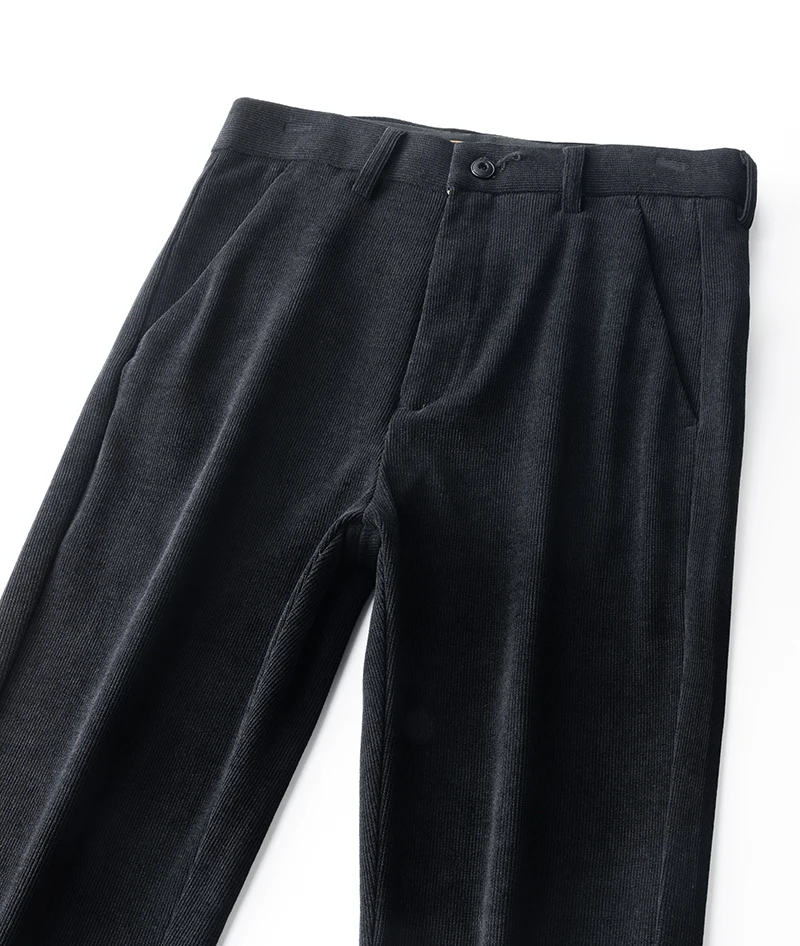 กางเกงขายาวทรงตรงผ้าวูลผสมไลโอเซลล์คุณภาพสูง ไม่ต้องรีด ยี่ห้อใหม่ แฟชั่นลำลอง ธุรกิจ ออฟฟิศ เสื้อผ้าผู้ชาย 2025