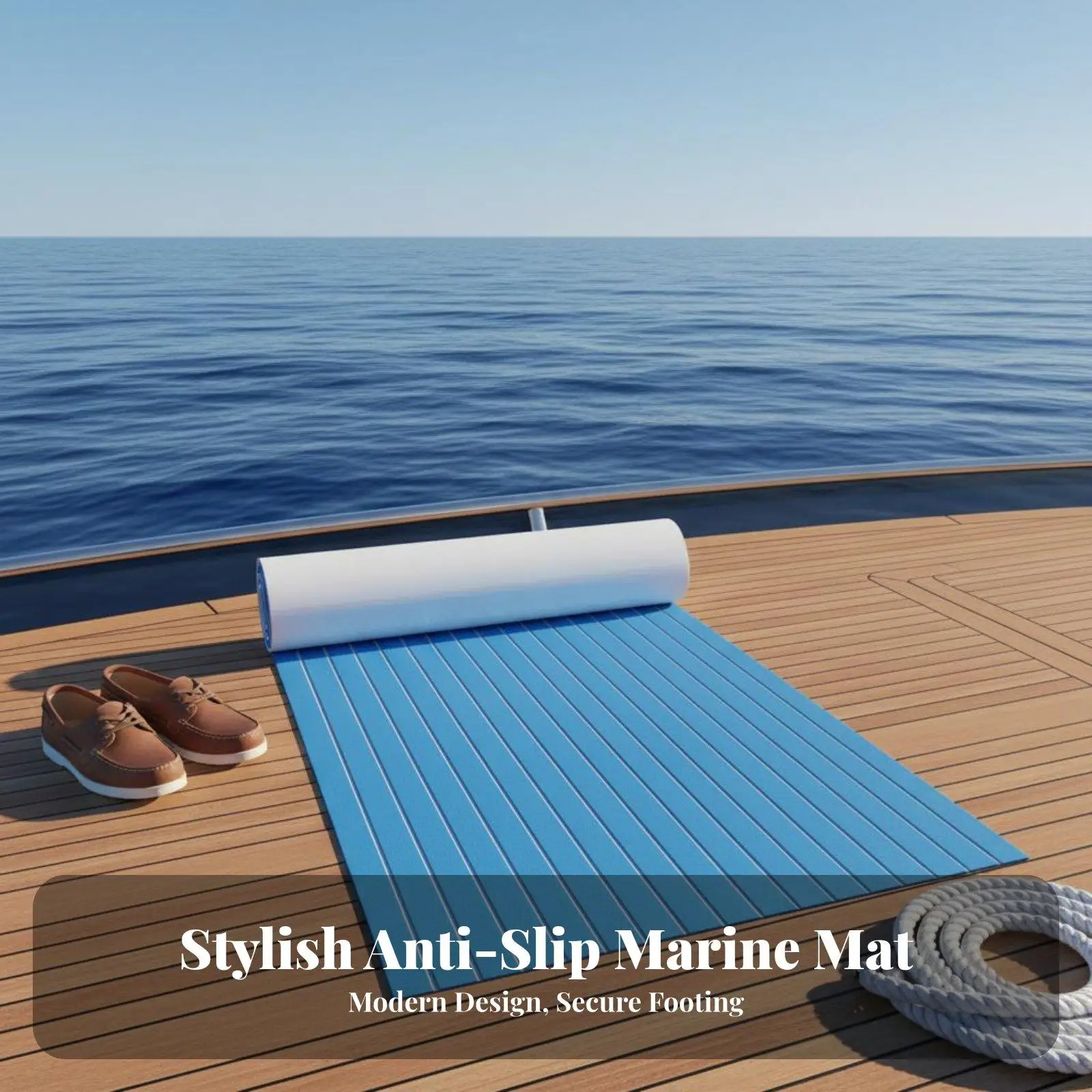Customizable EVA Boat Deck Pad for Pontoon and Sailboat with Waterproof Closed Cell Structure and Grip