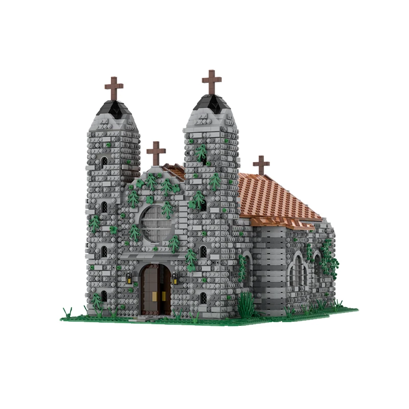 9088 PCS Construction ShrineChurch MOC Customize Modular Building Block Kids Brick Design Popular Model DIY Assembly Toy Gift