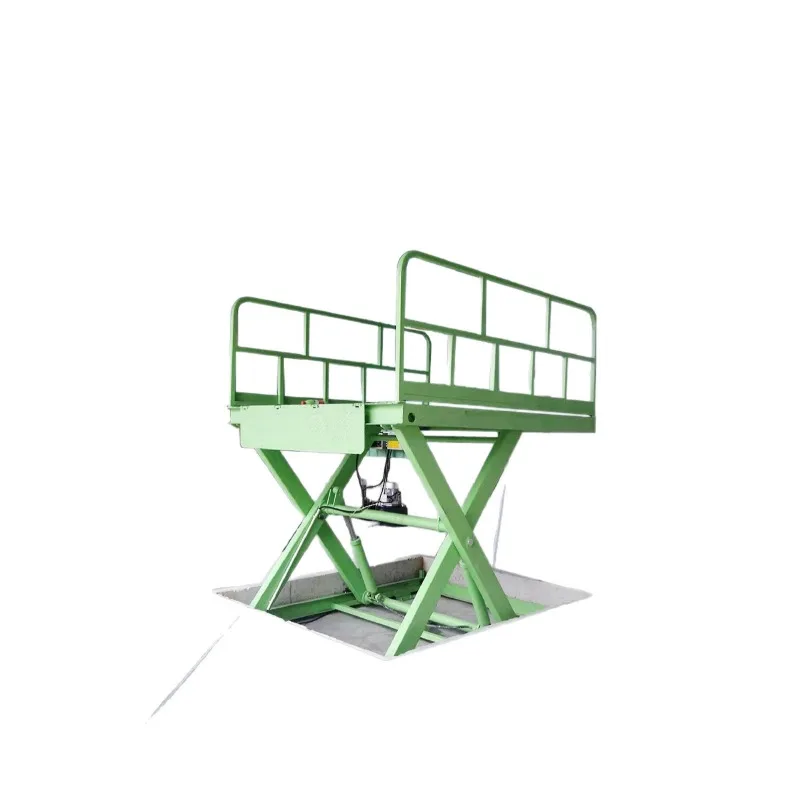 Fixed electric lifting platform scissor large tonnage lift