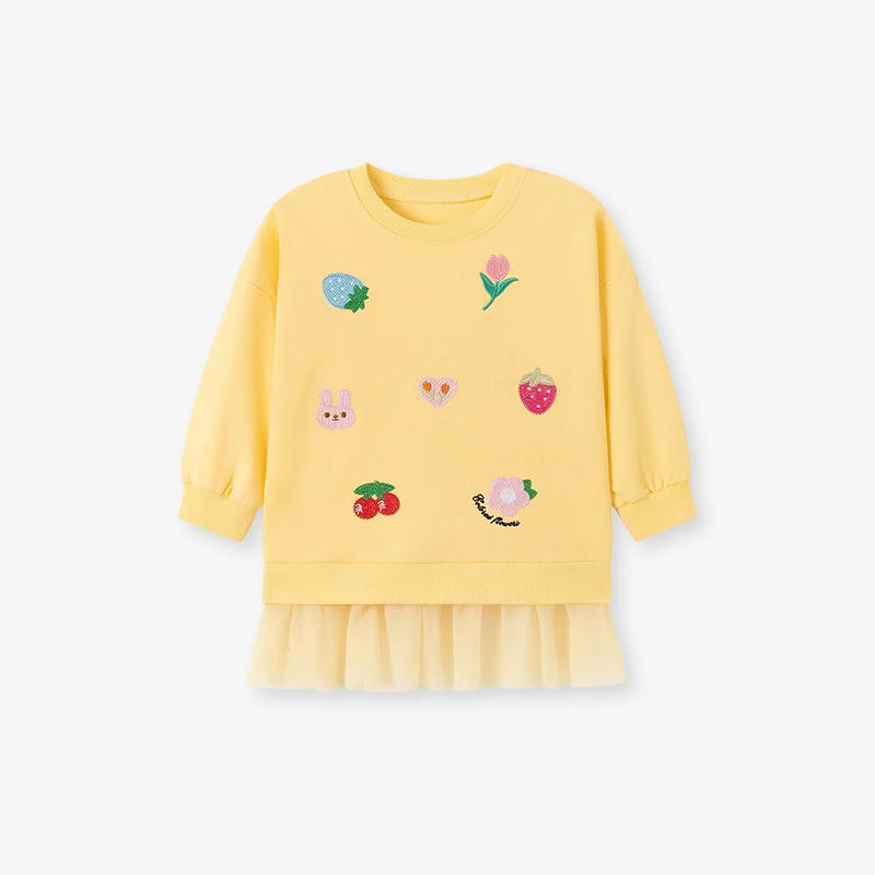 Little Maven Herbst Frühling Baby Mädchen bestickte Cartoon-Erdbeer-T-Shirts Tops + Leggings-Sets Kinderkleidung Kinderbekleidung – Detail 4