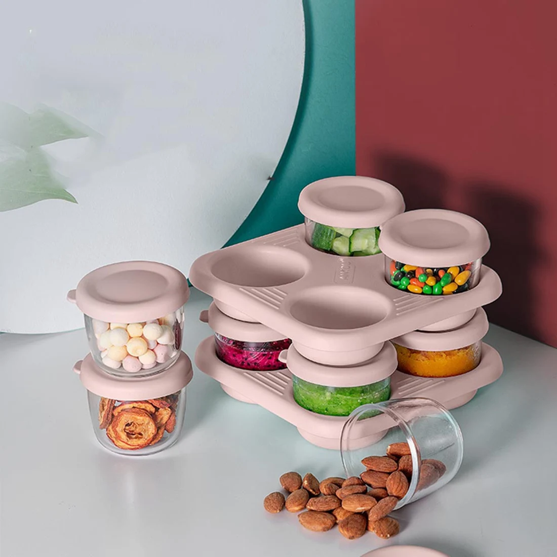 abxe-juego-de-4-recipientes-de-vidrio-de-2-onzas-para-almacenar-leche-materna-aptos-para-microondas-para-alimentos-complementarios-frutas-y-snacks-para-ninos