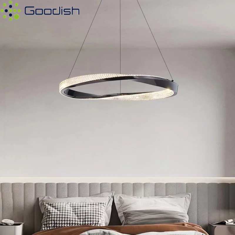 Lampadari moderni e minimalisti a LED Lampade a sospensione di lusso Lustro per soggiorno Sala da pranzo Hotel Hall Lampade a sospensione Decorazione della casa