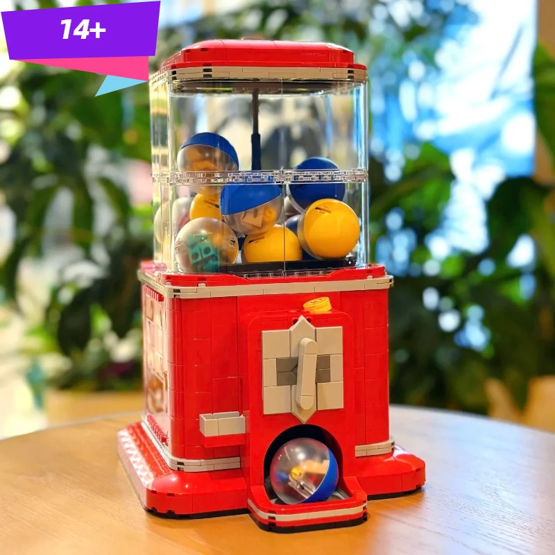 

Ideas The Prize Machine Coin-operated Vending Machine Set Creative Compatible 21358 Retro Puzzle Nostalgia