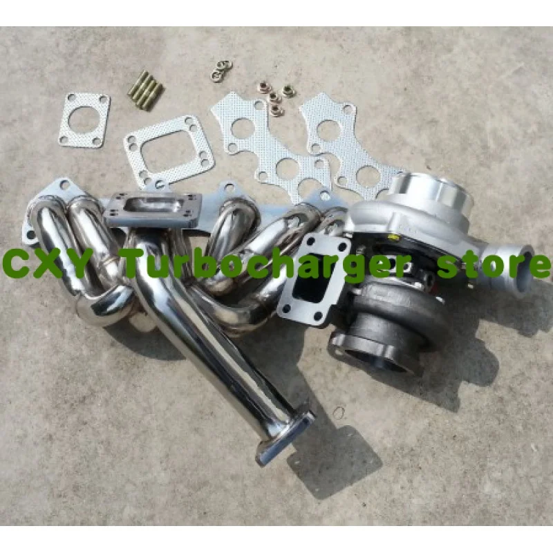 GT3582 Turbo Com AR0.70 Turbine with 0.82 550 hp Exhaust Manifold For Toyota Supra 1JZ JZX100 VVTI 550 HP