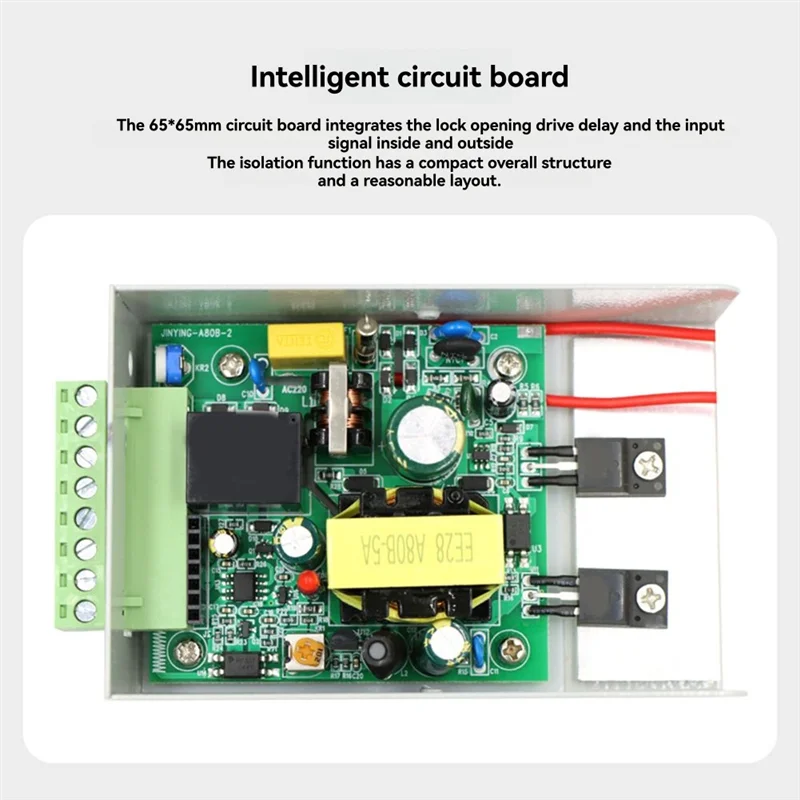 B27B AC Schakelaar Adapter Voor Deursloten DC12V Voeding Controller 100-240V Voor Video-intercom Systemen
