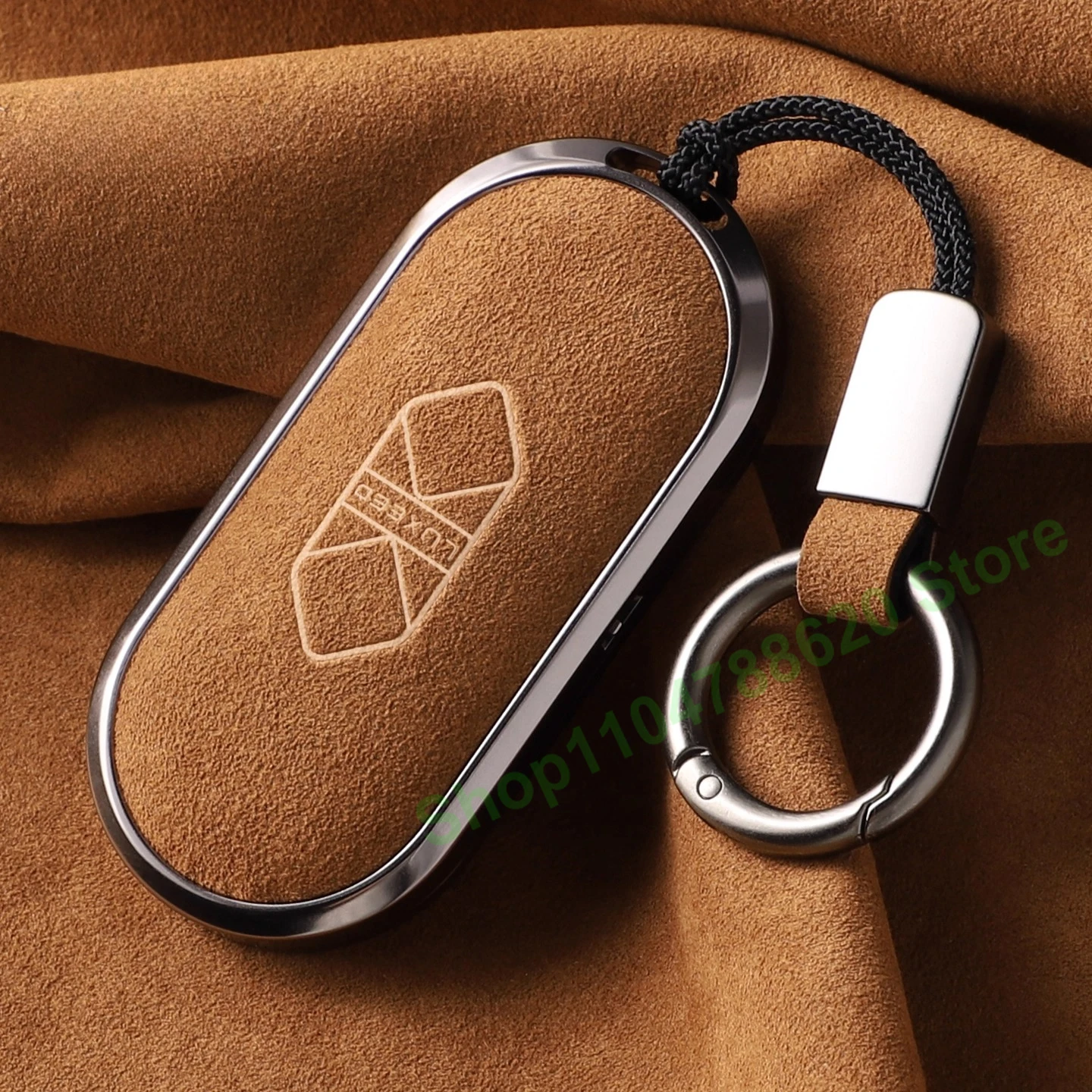 

Для LUXEED R7 чехол для автомобильных ключей Zhijie S7 универсальный флип-чехол Hongmeng Zhixing с чистой электрической пряжкой, замшевый чехол