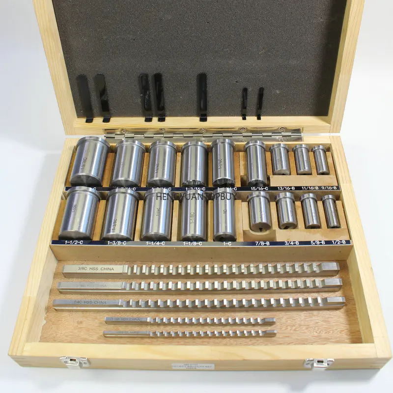 Factory Customized Broaching Rectangular High Keyway Spline Broaching Set