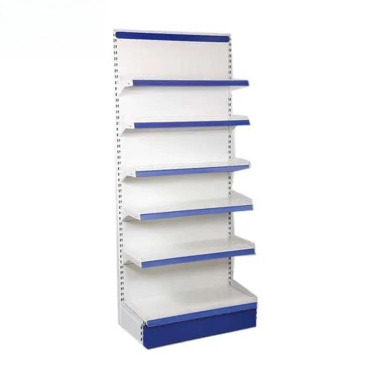 Factory custom size colored metal wall mounted department store display stand