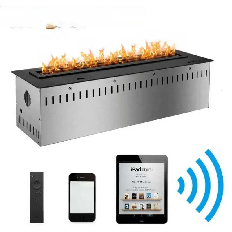 

Cheap And Fine 1.2 M 48 Inch Remote Control Bioethanol Burner Insert Intelligent Ethanol Fireplace