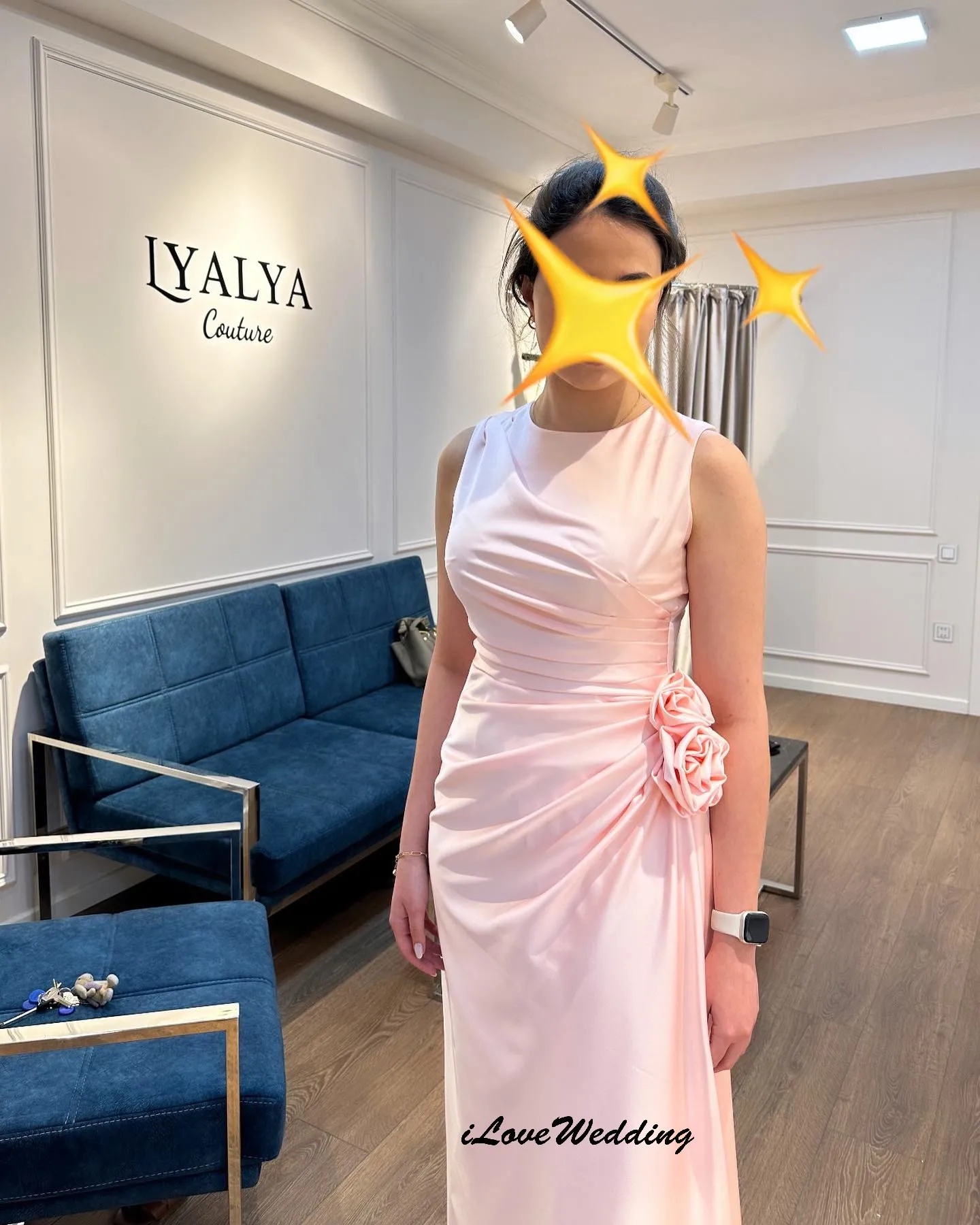 

Customized Sleeveless Pink Prom Dresses 2025 Satin O-Neck Wedding Women Guest Dress Pleated Formal Gowns For Gala Ankle Length