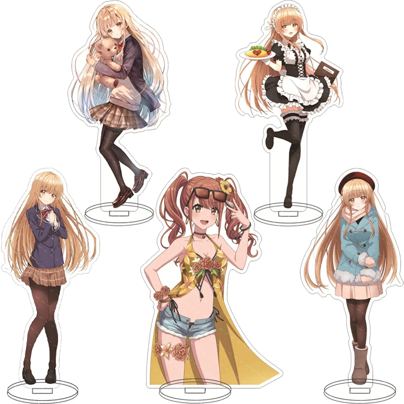 16CM Anime-Figur Der Engel vom Nachbarhaus verwöhnt mich – Shiina Mahiru Shirakawa Chitose Cosplay Acryl-Ständer Ornamente Geschenke