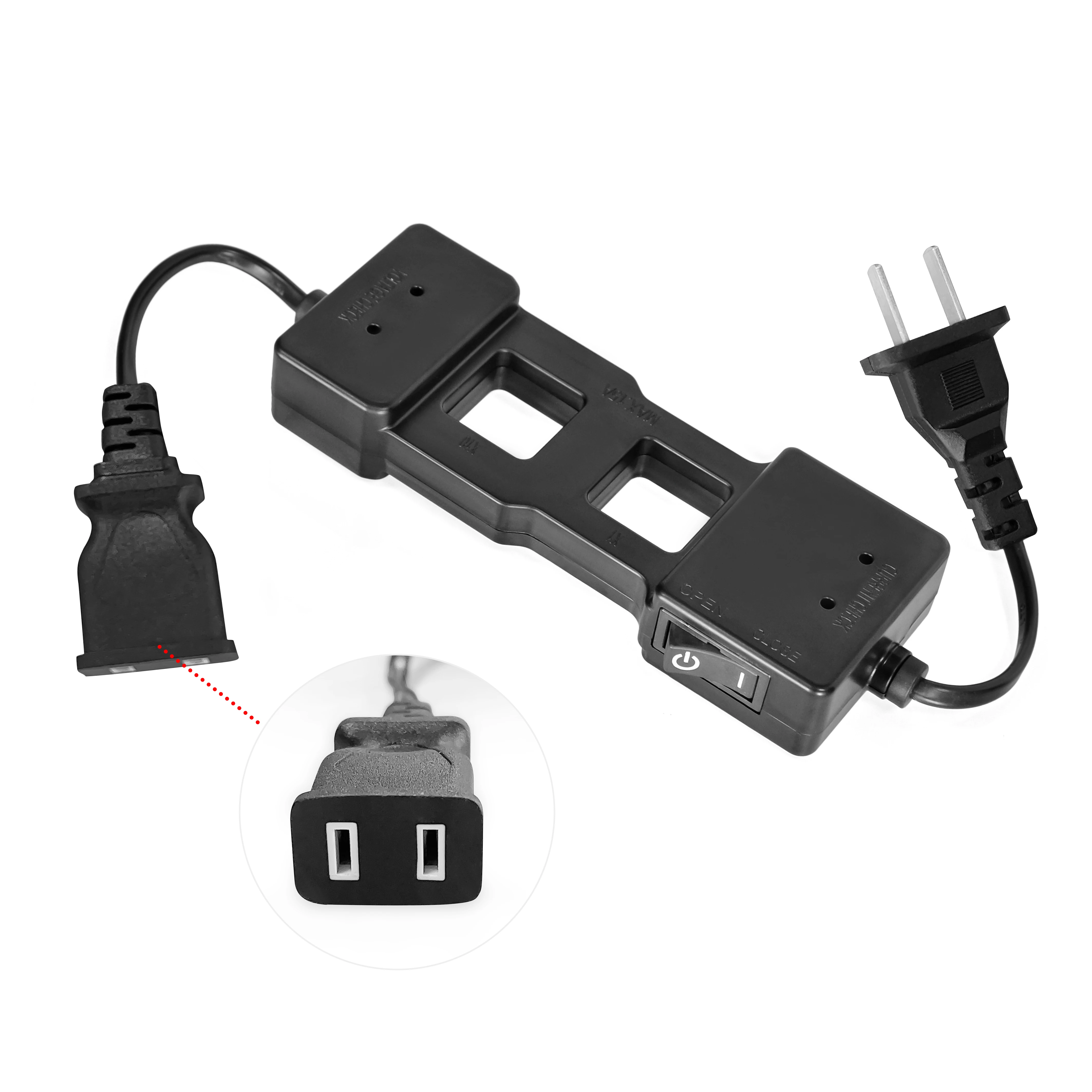 

AC Line Splitter Work With Clamp Meter Multimeters Accessory For Safe Measure Of Current Voltage AC 100~230V