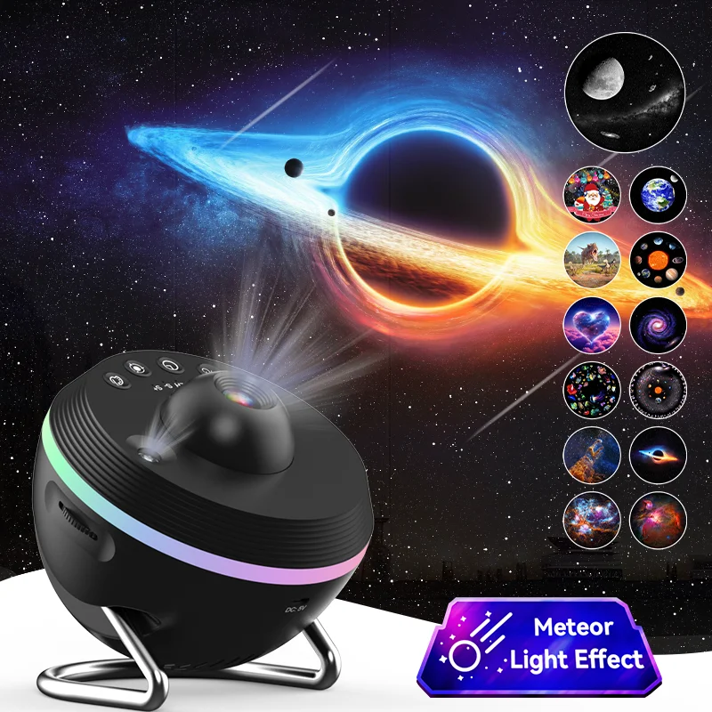 Imagem -03 - Meteoro Home Planetarium Galaxy Star Projector 13 em Ultra Claro Lâmpada de Luz Noturna para Crianças Presente de Natal