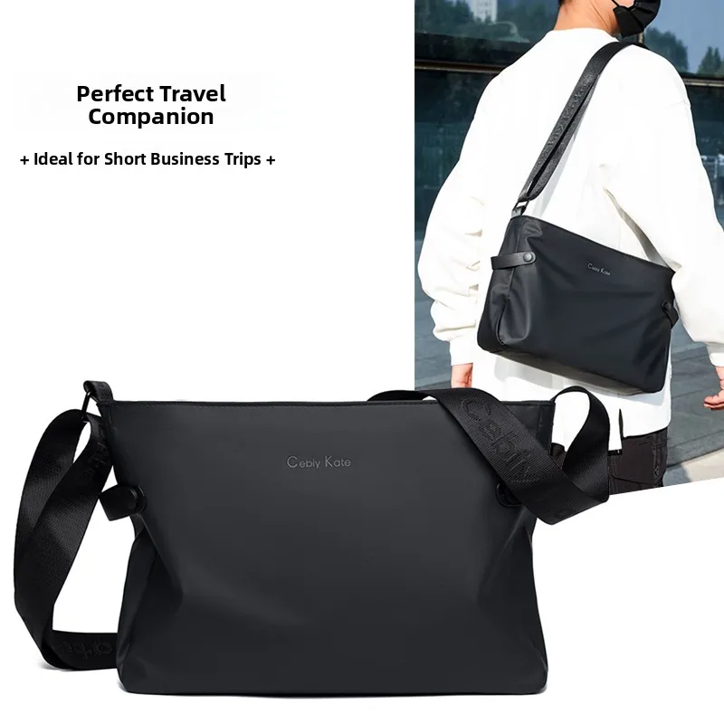 

Повседневная корейская мужская сумка через плечо, большая сумка-мессенджер Capaci, сумка на одно плечо для отдыха, молодежный нейлоновый материал