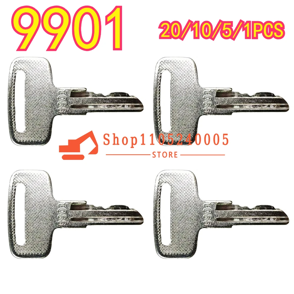 20/10/5/1PCS 9901 New Ignition Keys 2860030 Ignition Key for JLG Lift Machines