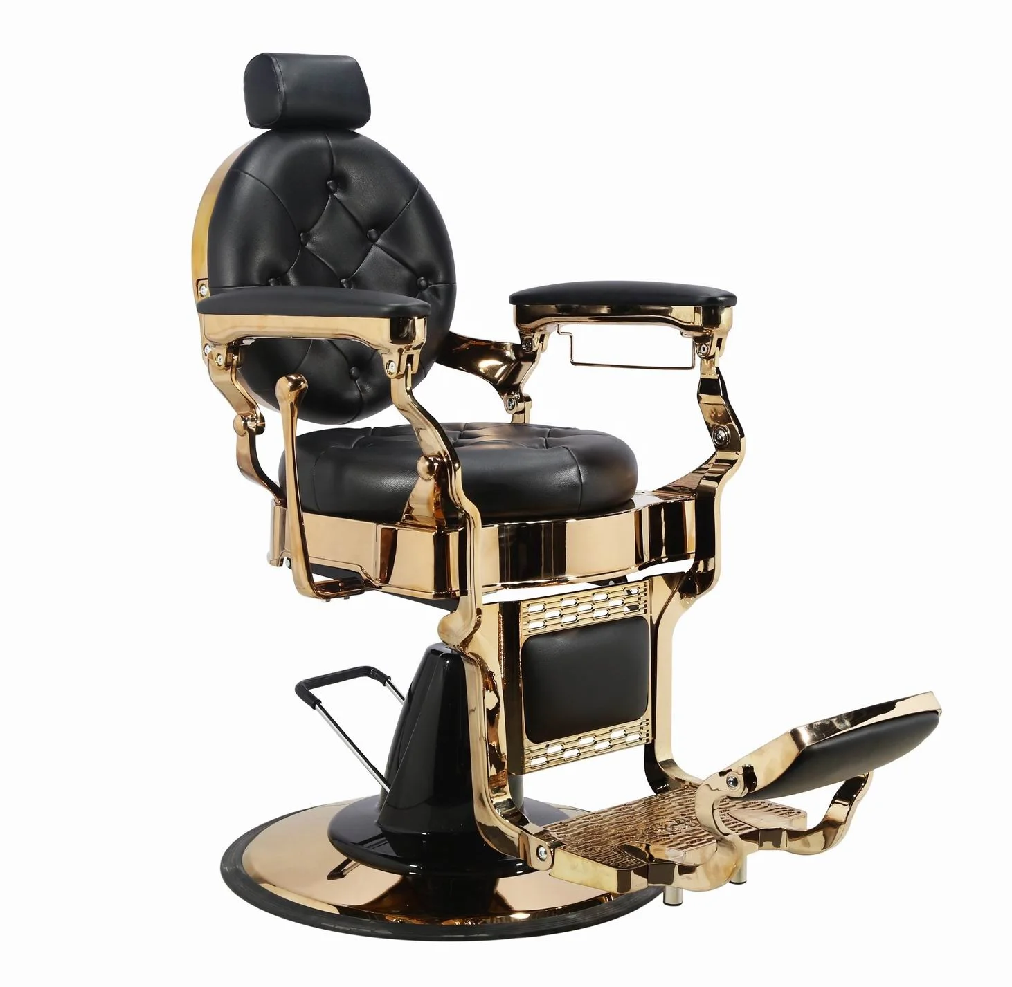 Professional Salon Gold Barber Chair Durable Best Barbershop