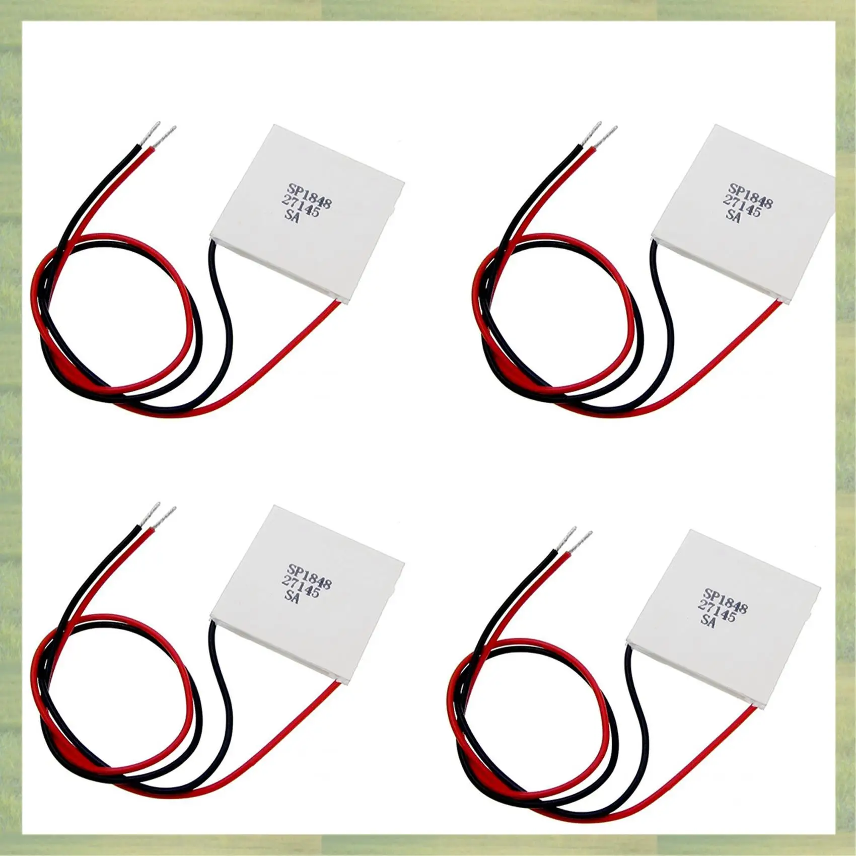 

N15R-4Pcs 40X40 мм Новый полезный простой модуль Термоэлектрический генератор Полупроводниковый Высокотемпературная мощность