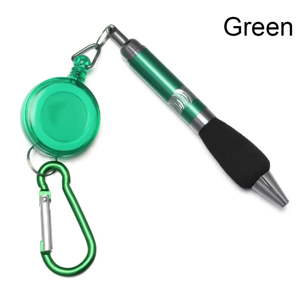 

School Office Supplies Metal Pull Rope Retractable Ring Lanyard Writing Tools Easy Pull Buckle Pen Neutral Pen Ballpoint Pen