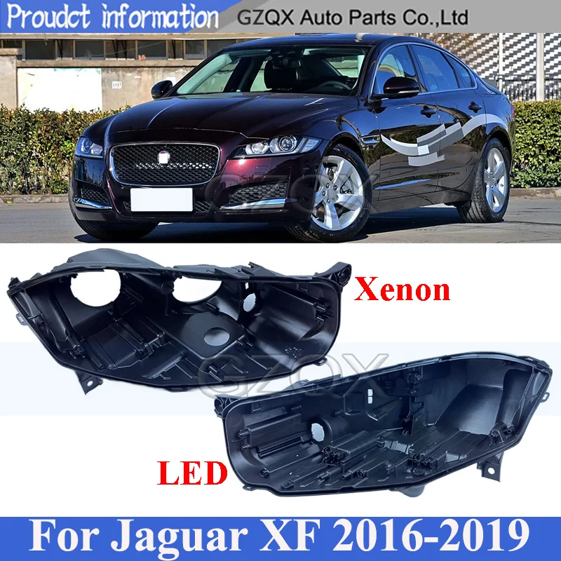 

Чехол для передней фары CAPQX, задняя крышка для Jaguar XF 2016-2019