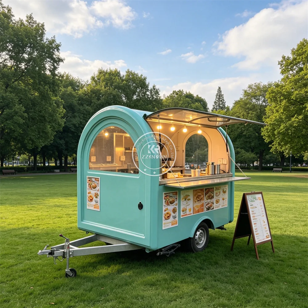 

Custom Mobile Concession Trailer Taco BBQ Food Truck Mobile Kitchen Trailer Professional Catering Truck for Street Catering