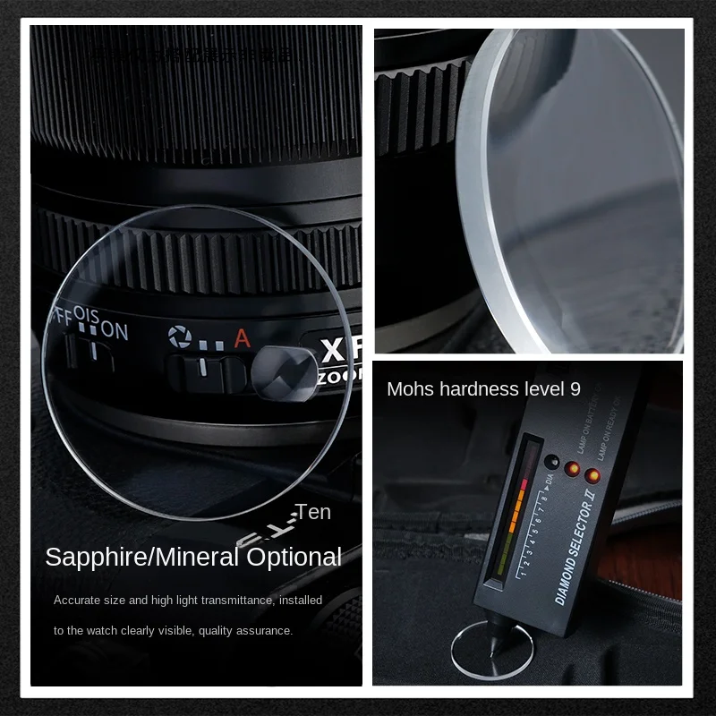 ﻿   MDV-106 сапфировое стекло для Casio Duro MDV106 Dolphin 200M дайверские часы кристалл прозрачный красный синий свет календарь оконные линзы