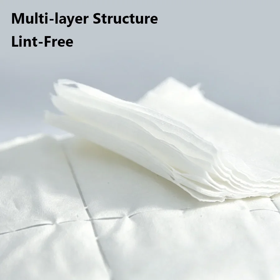 300/500Pcs Roll Lint Free Cotton Nail Wipes, Disposable Gel Polish Makeup Remover Pads, Manicure Salon Cosmetic Clean Paper view 4