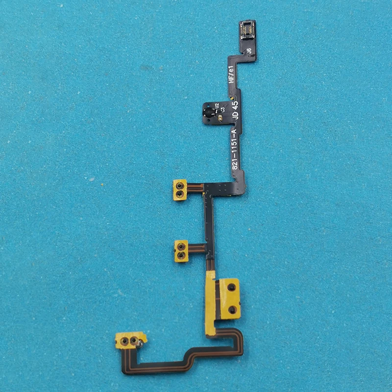 1pcs Power On Off Switch Volume Up Down Button Flex Cable for iPad2 iPad 2 A1395 A1396 A1397 Silent Mute Key Replacement Parts