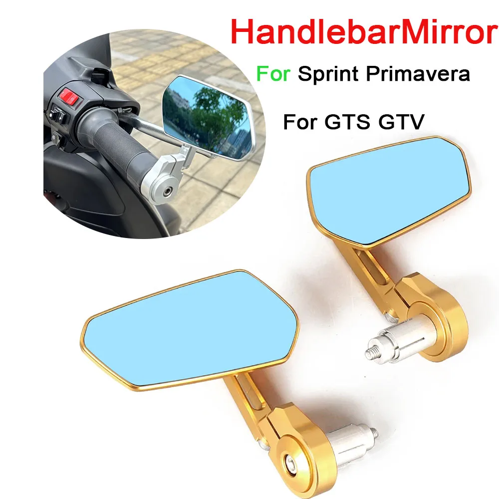 

For Vespa Sprint 150 Primavera150 GTS300 GTV300Motorcycle Accessories Handlebar Mirror Triangle Bar End Mirror Rearview Mirror