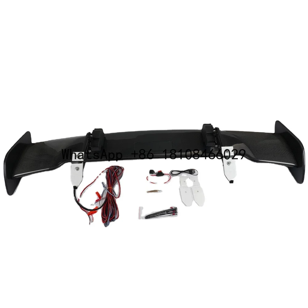 

High Sales Quantity Adjustable Universal Automatical Electric Rear Carbon Fiber GT Style Car Spoiler