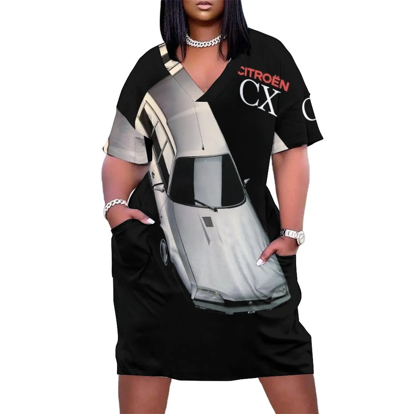 

CX Loose Pocket Dress clothes for woman Female clothing