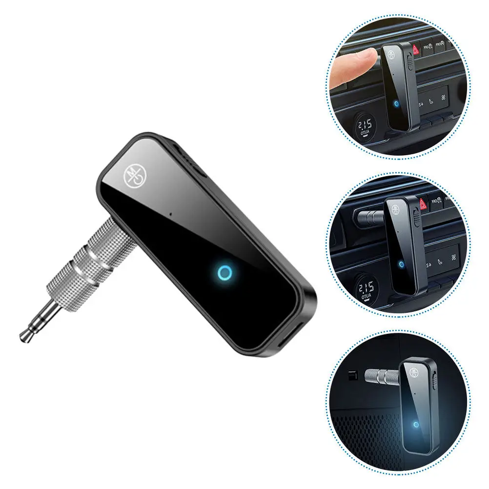 1Set Wireless 5.0 Audio Receiver Transmitter Adapter Two in One Plug Play for Computer TV Projector Speaker Aux
