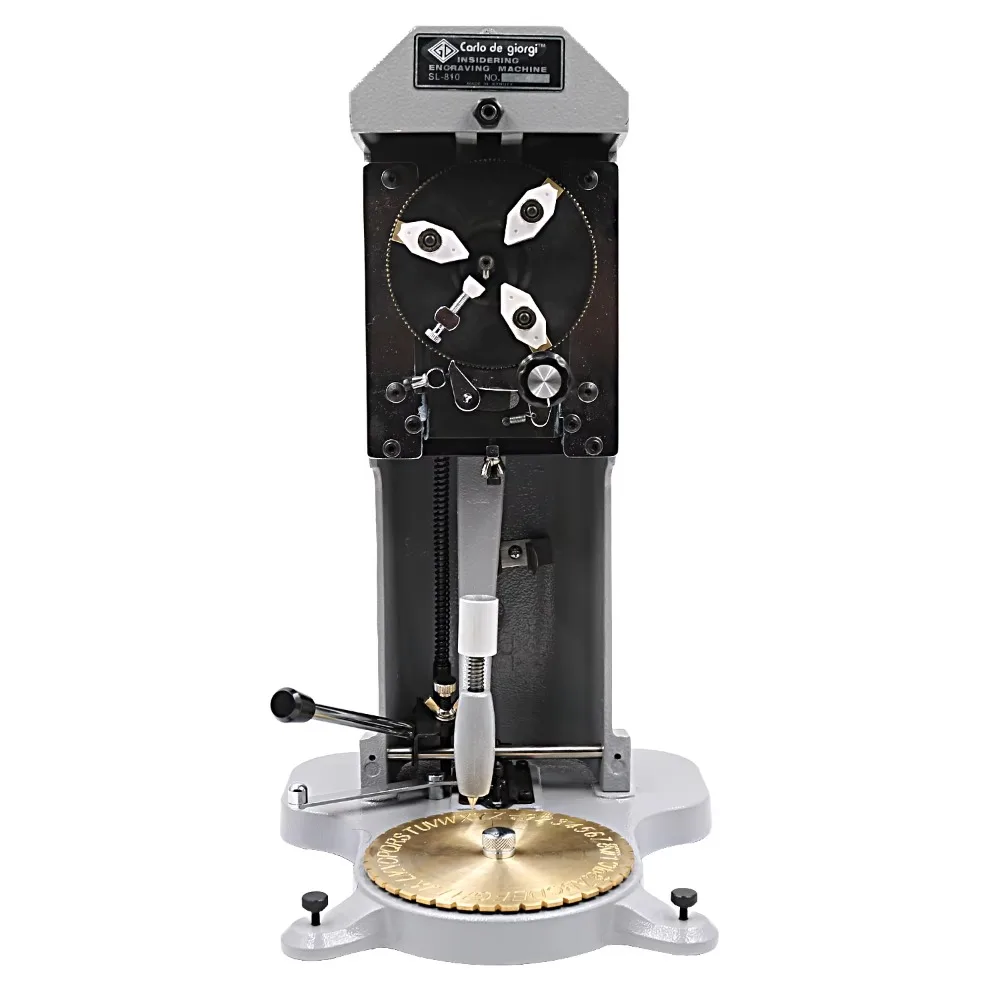 

Ring Engraving Machine for Jewelry Making Double Sided Dial Standard Letter Block Stamper for Inside Ring Engraving