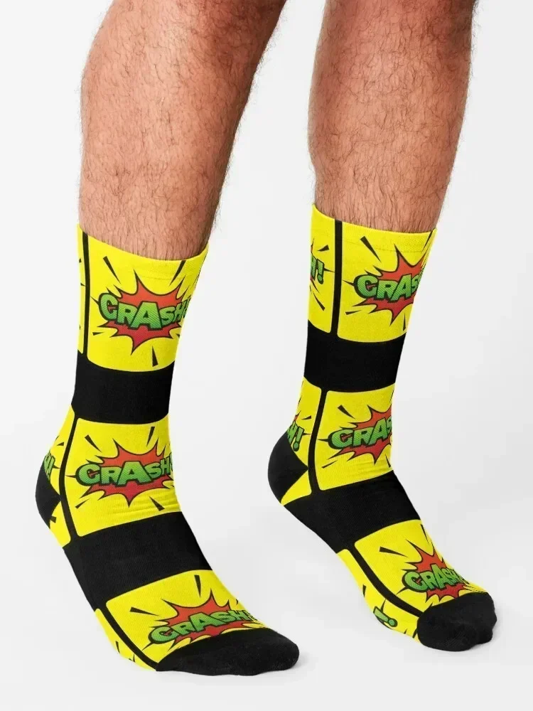 Crash! Socks Running sports stockings gym moving stockings Socks Female Men's