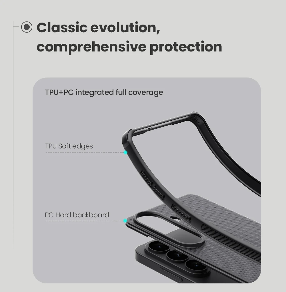 Für Samsung Galaxy S26 Hülle NILLKIN Passgenaue Hülle für Samsung Galaxy S26 Hochwertige Super Frosted Shield Hülle Matte PC-Abdeckung – Detail 6